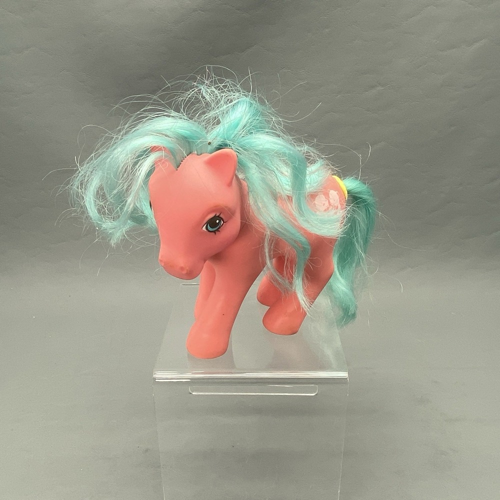 My Little Pony G1 Happy Tails Pony "Tossles" Vintage Hasbro 1987-Not Working